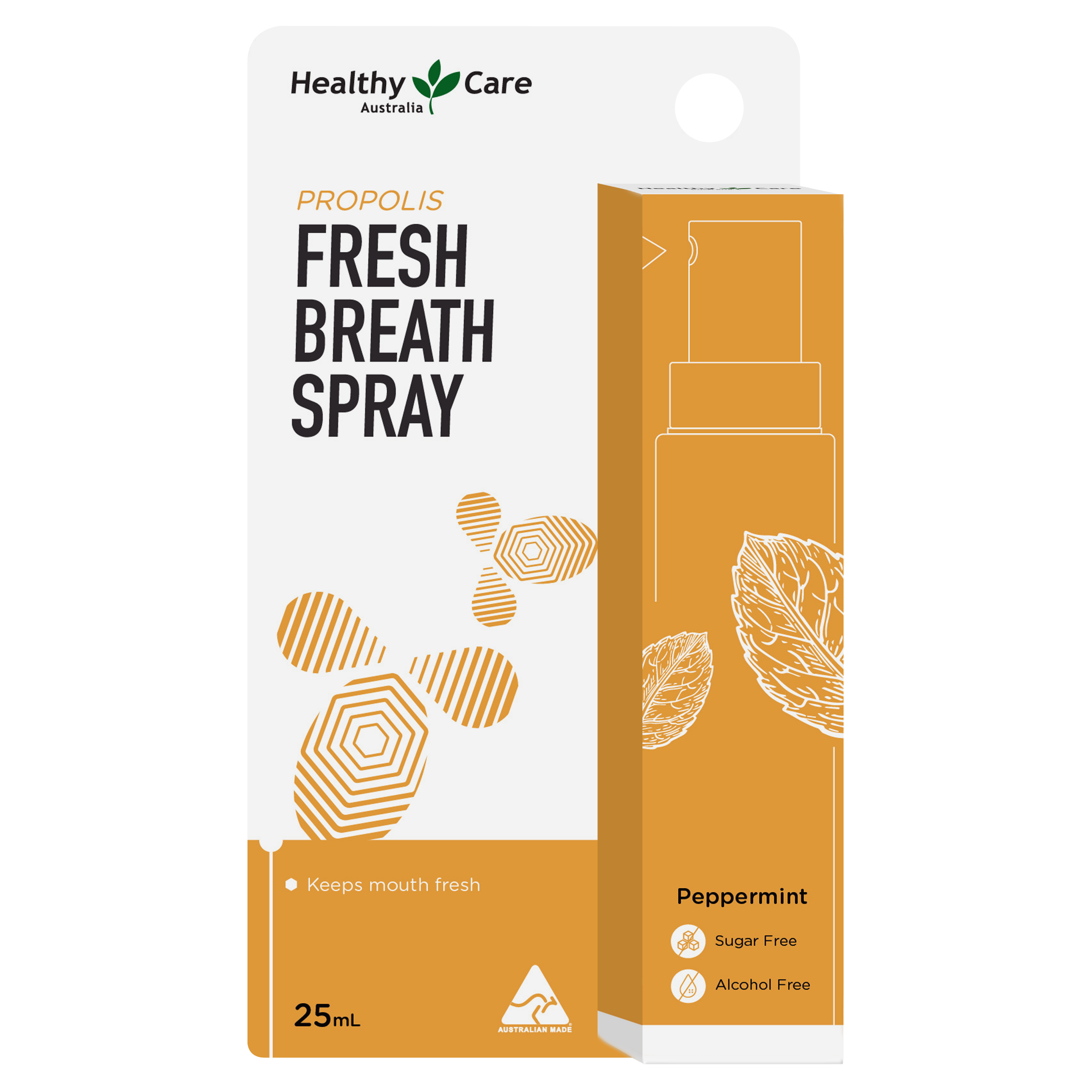 Propolis Fresh Breath Spray 25mL - Healthy Care Australia