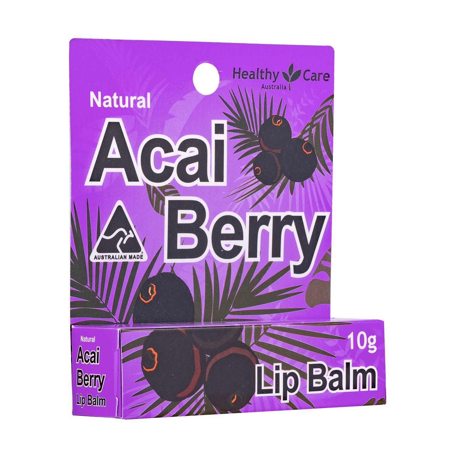Healthy Care Natural Acai Lip Balm 10g