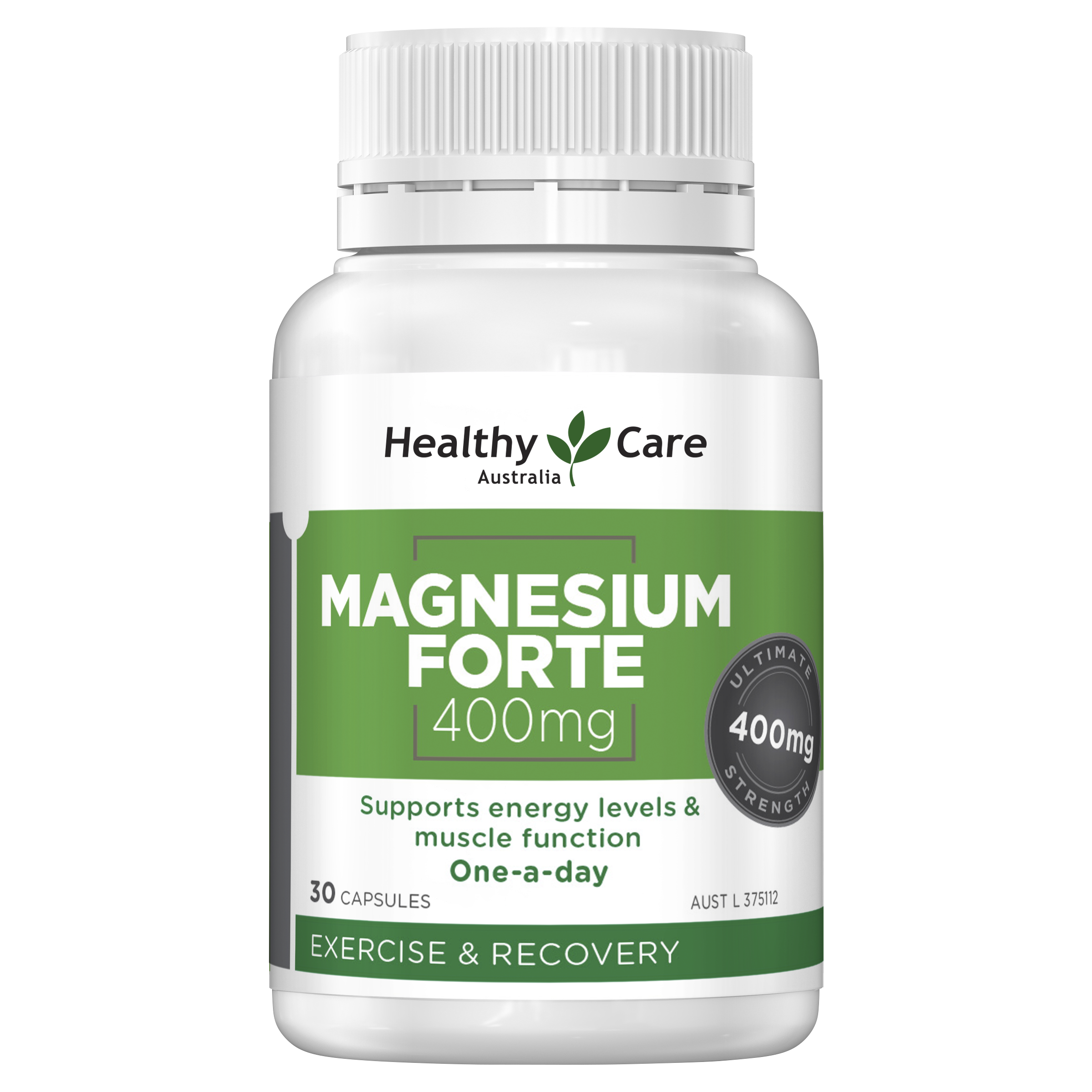 Healthy Care Magnesium Forte 400mg - 30 Capsules - Healthy Care Australia