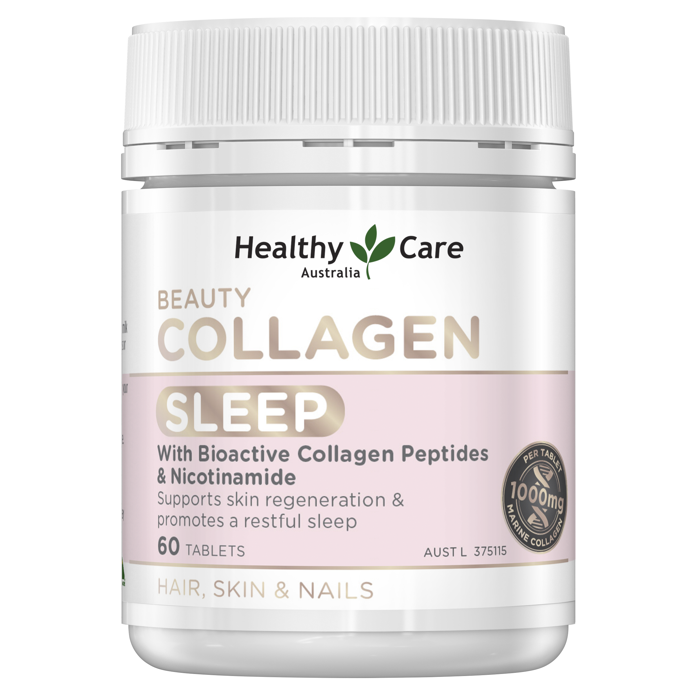 Healthy Care Beauty Collagen Sleep 60 Tablets - Healthy Care Australia