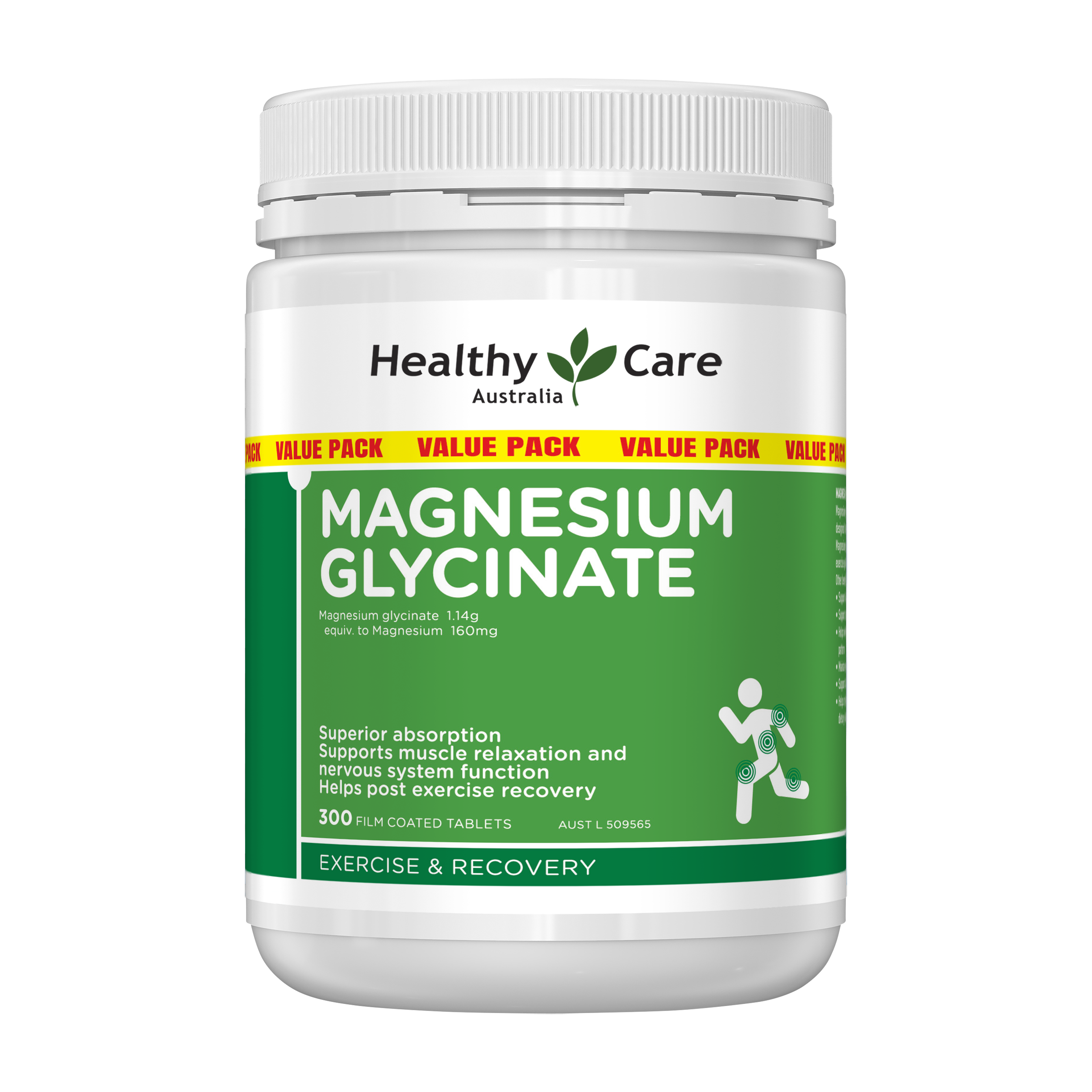 Magnesium Glycinate Value Pack 300 tables