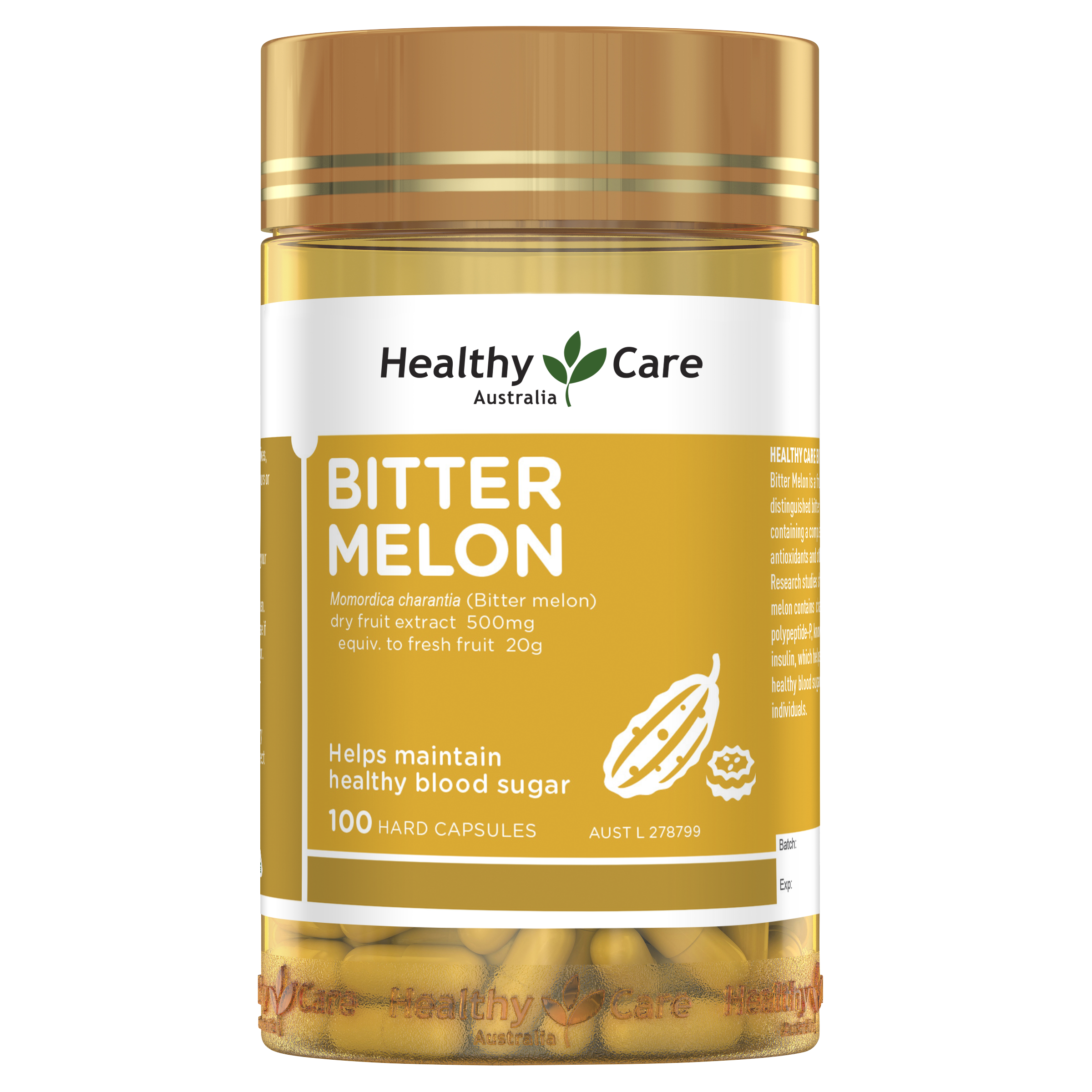 Healthy Care Bitter Melon  100 Capsules