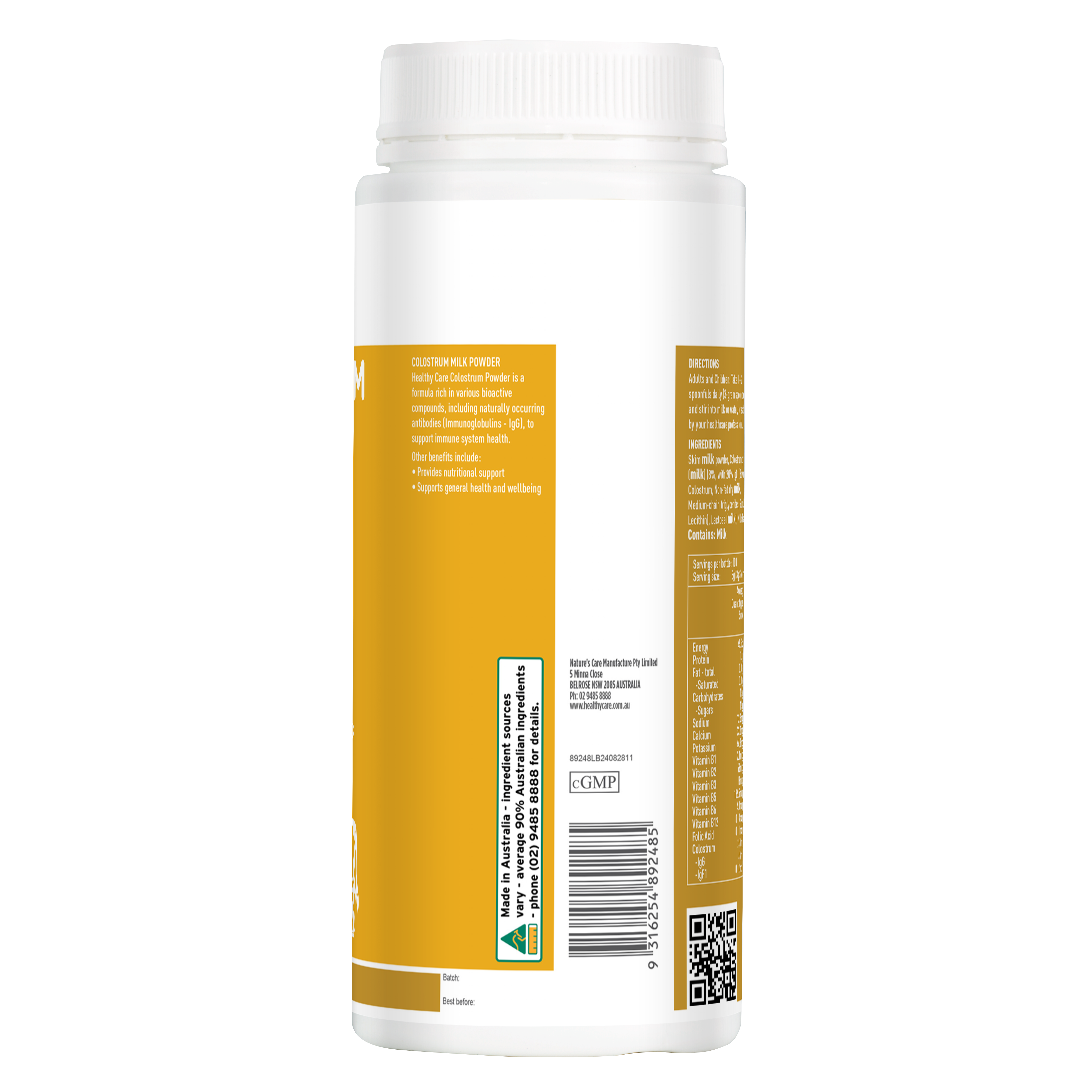 Healthy Care Colostrum Milk Powder  300g