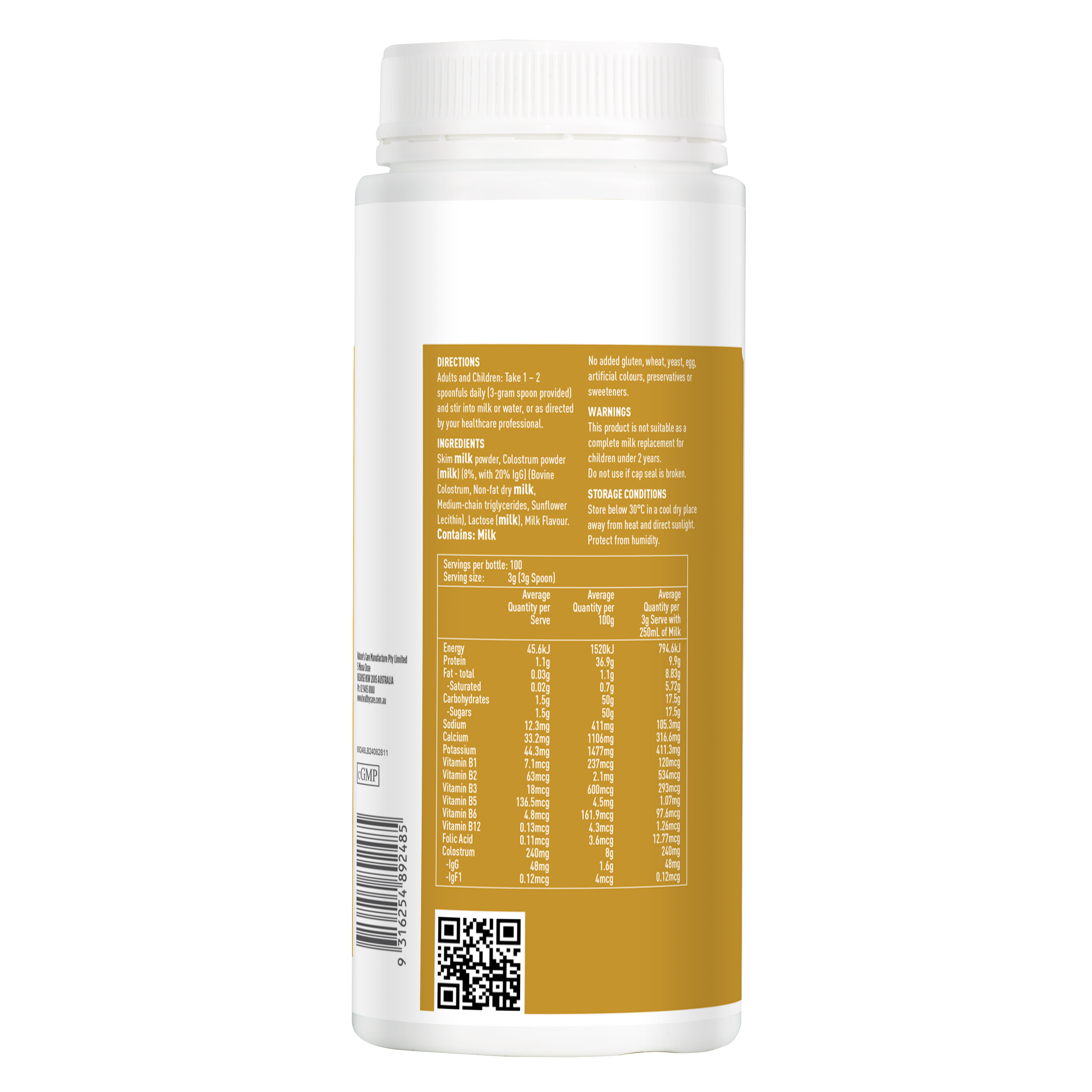 Healthy Care Colostrum Milk Powder  300g