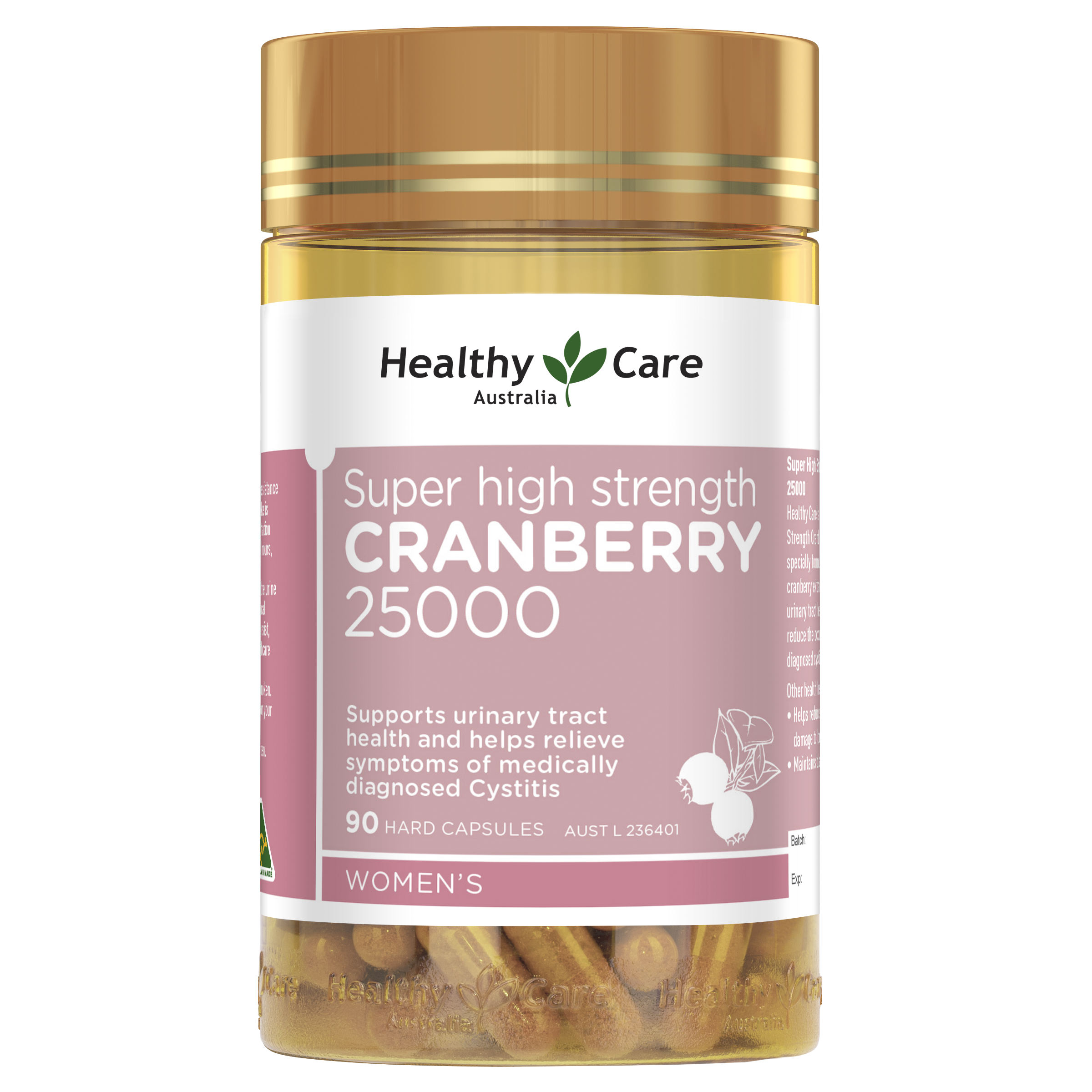Healthy Care Super High Strength Cranberry 25000 - 90 Capsules