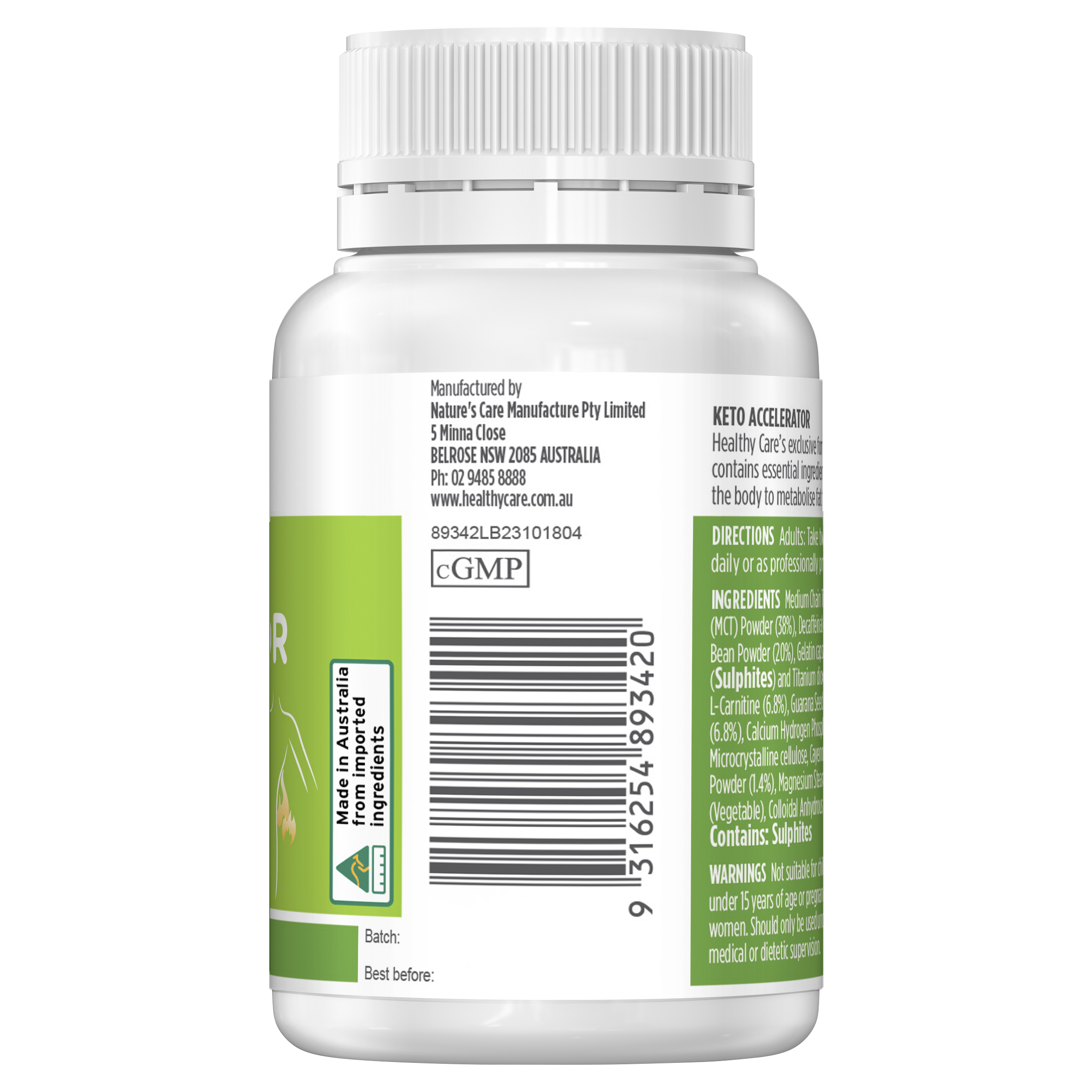 Healthy Care Keto Accelerator 60 Capsules