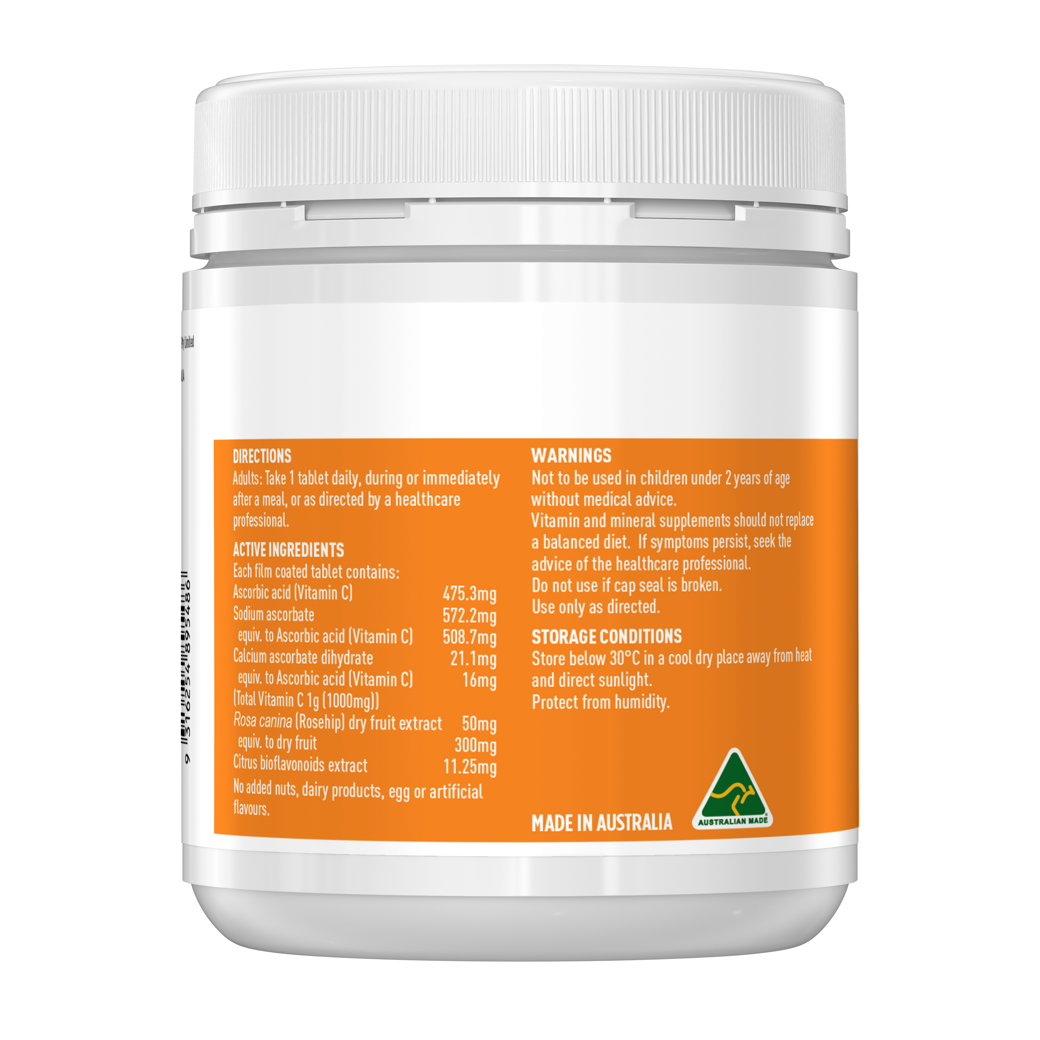 Healthy Care Vitamin C 1000mg 1-A-Day 300 Film Coated Tablets